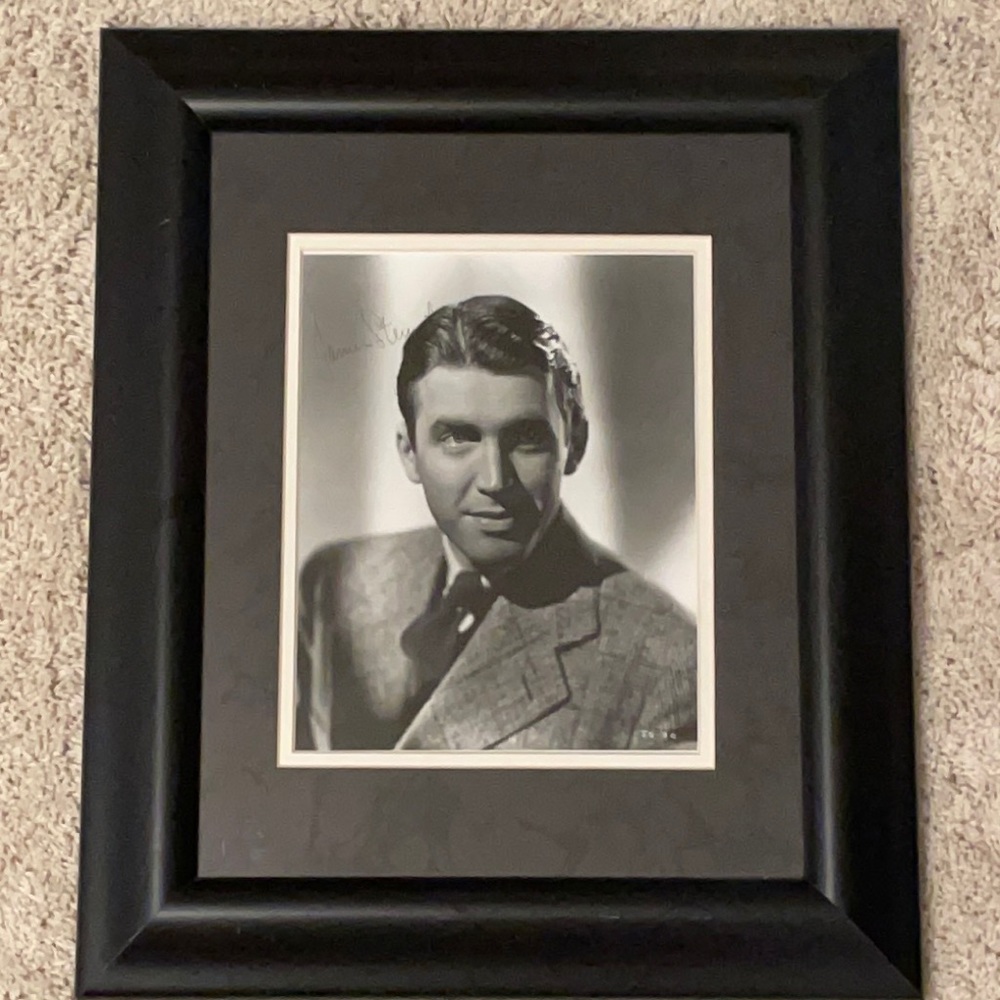 Authentic Autographed Jimmy Stewart picture